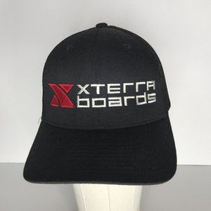 Xterra Boards Skate Skater Skateboards Black Fitted S/M Hat